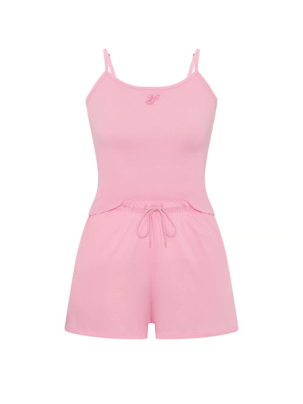 Cotton Cami &amp; Short Set – Náttföt