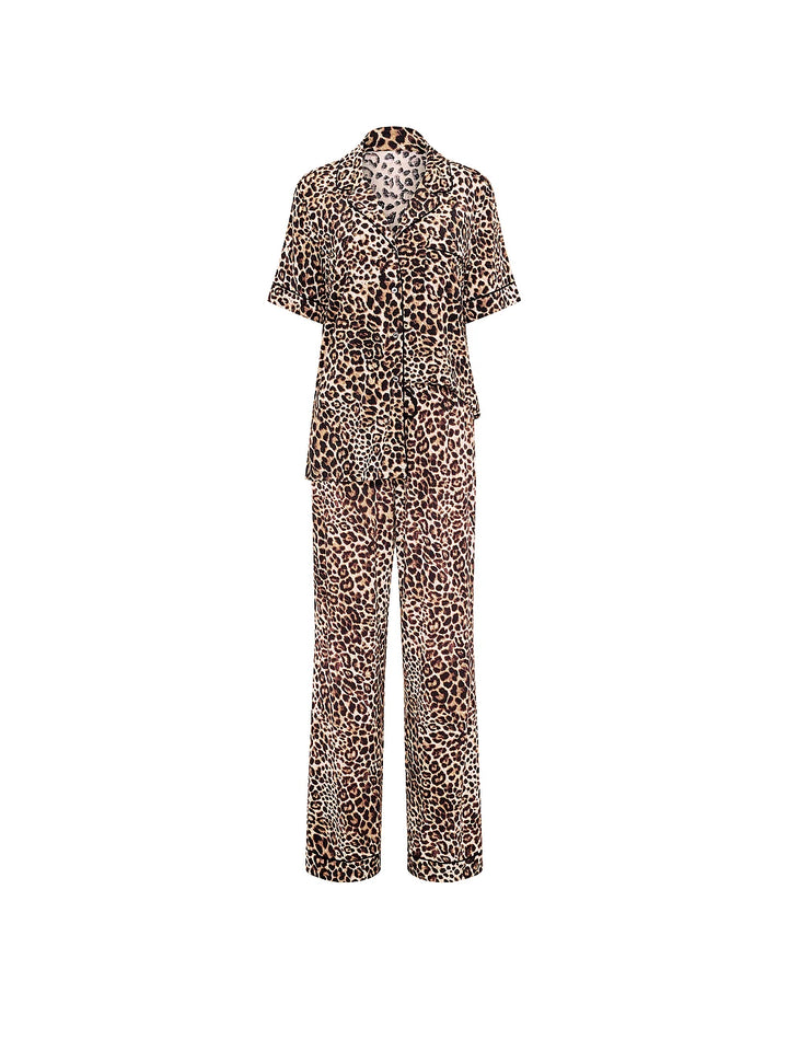 SoSoft Short-Sleeve Long Pajama Set – Náttföt