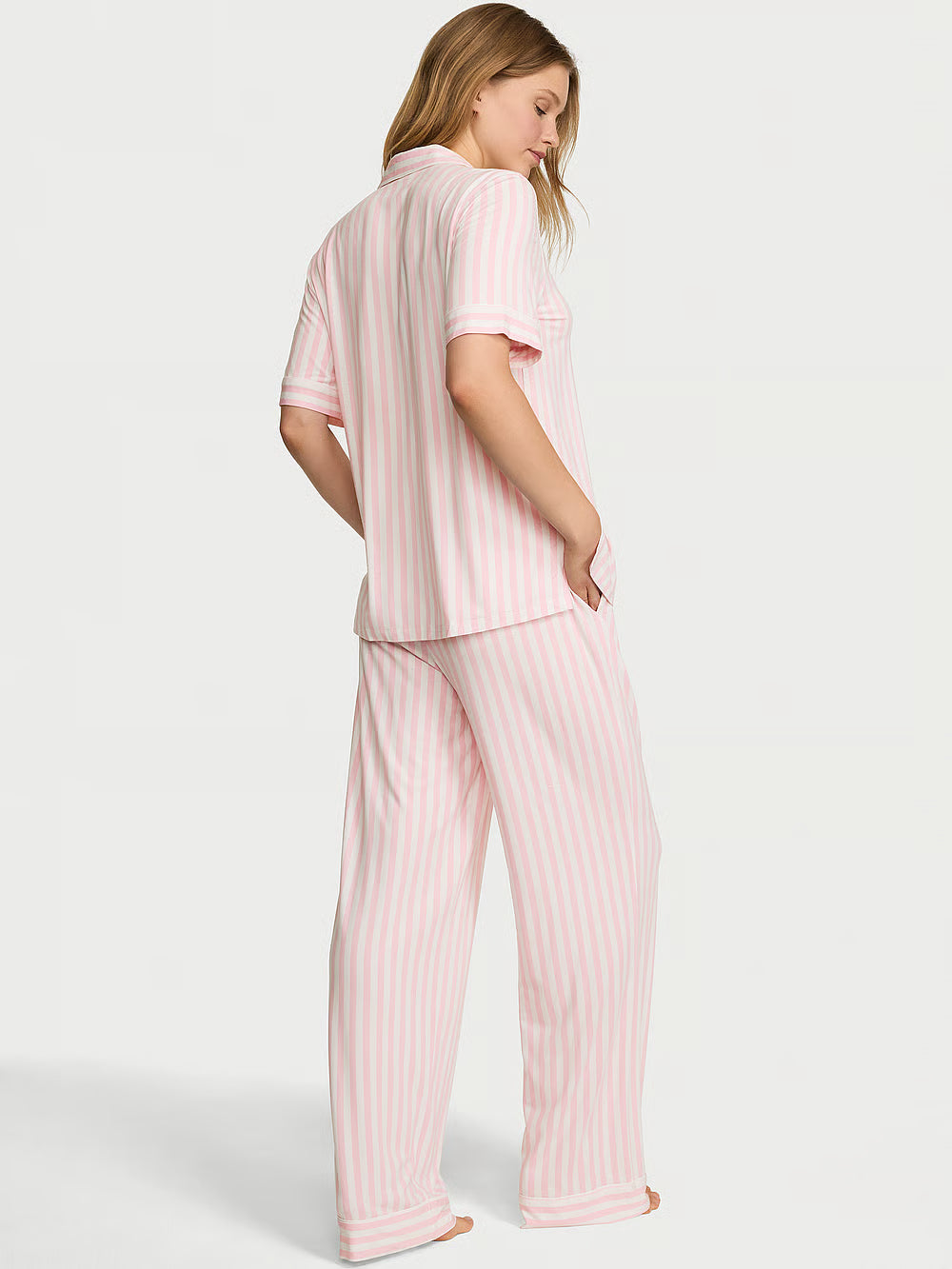 SoSoft Short-Sleeve Long Pajama Set – Náttföt
