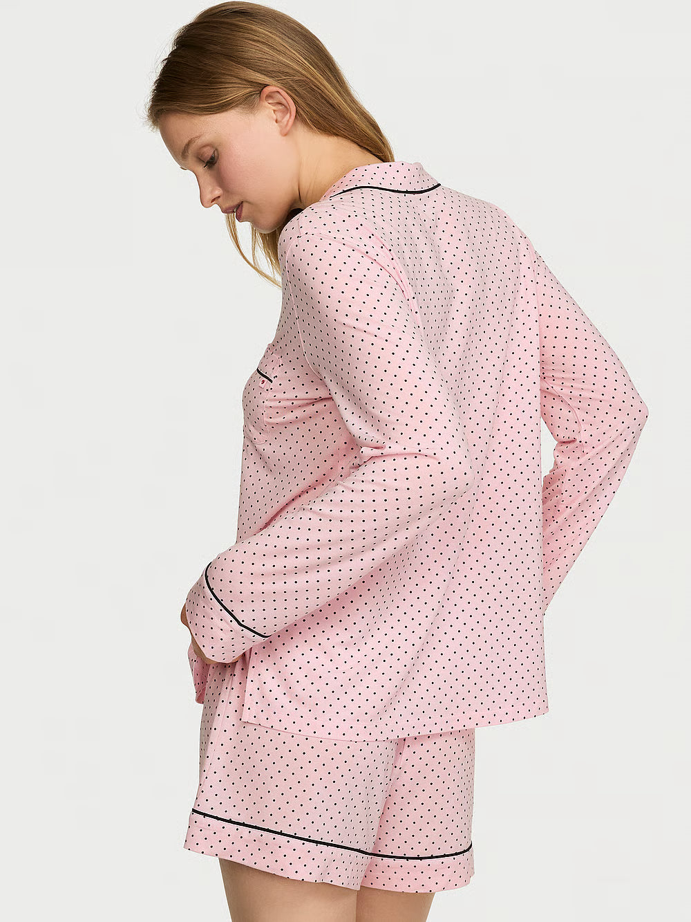 SoSoft Long-Sleeve Short Pajama Set – Náttföt