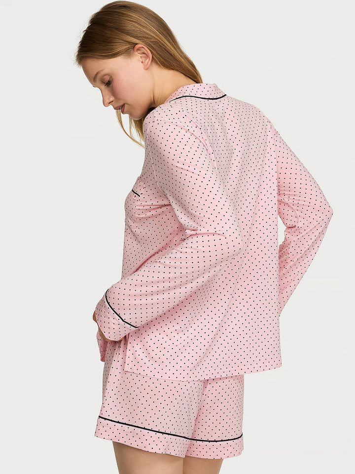 SoSoft Long-Sleeve Short Pajama Set – Náttföt