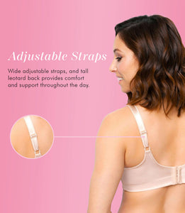 FULLY® Side Shaping Wirefree Bra with Floral Lace - Brjóstahaldari