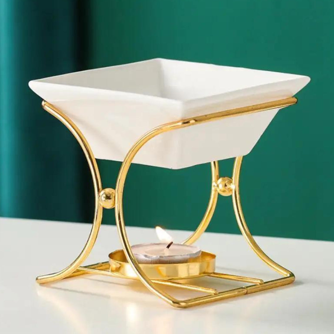 Delicate Metal Tealight Vax & olíu brennari – Ecooe