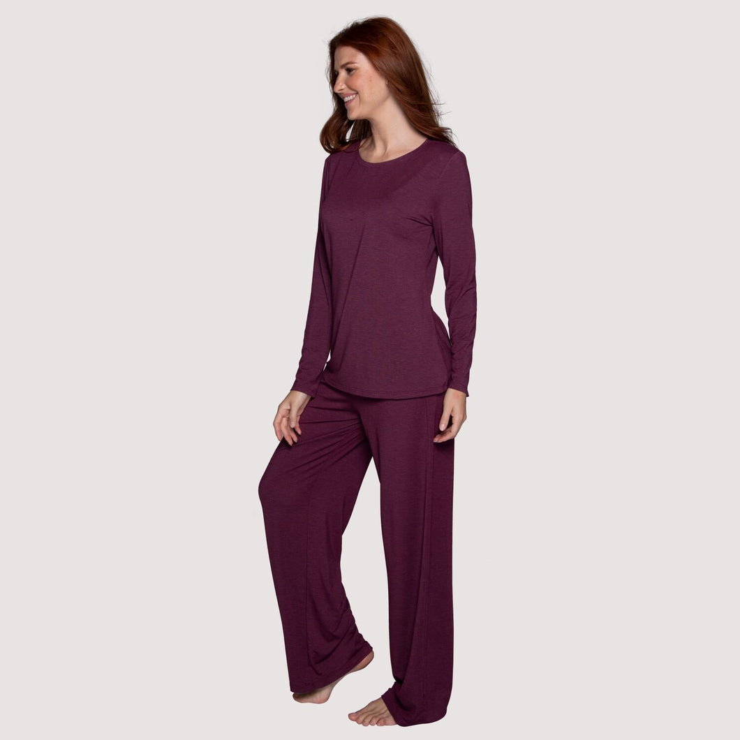 BEYOND COMFORT® Long Sleeve Pajama Set - Náttföt