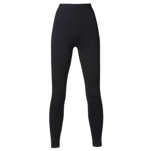 Trofe Leggings With Lace Trim - Black