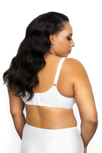FULLY® Cotton Soft Cup Wirefree Bra With Lace - Brjóstahaldari