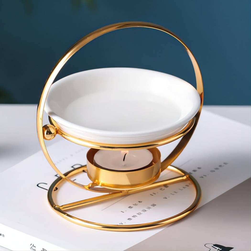 Delicate Metal Tealight Vax & olíu brennari – Ecooe