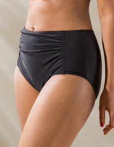 Bikini Bottom Solid Maxi Black  - Bikiní buxur
