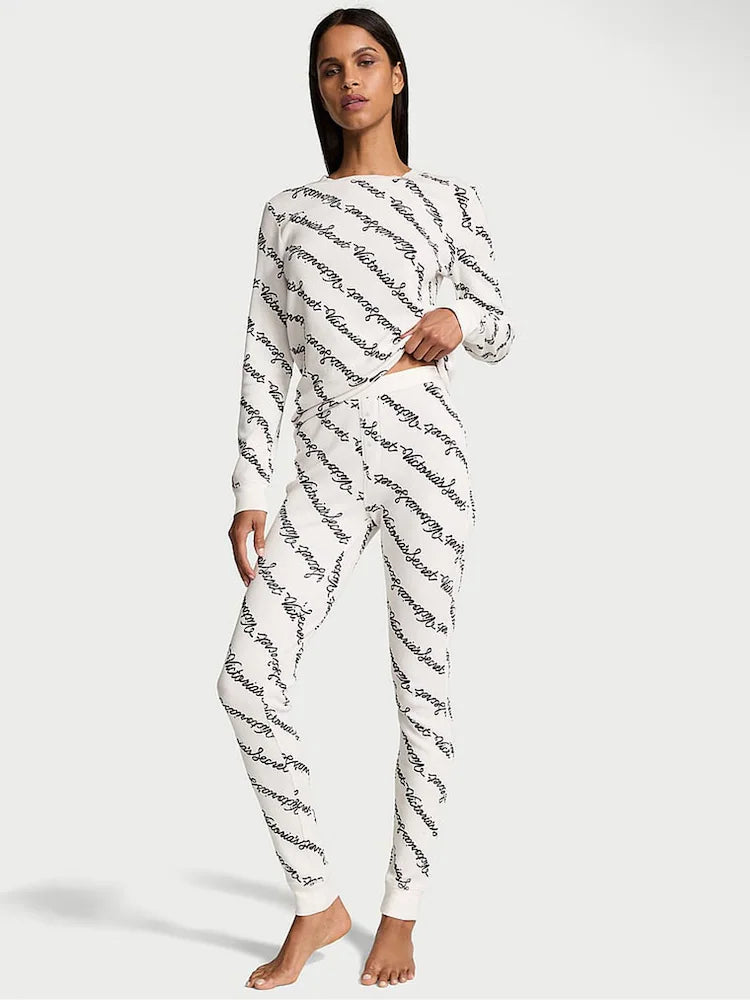 Thermal Long Pajama Set Náttföt – Victoria's Secret