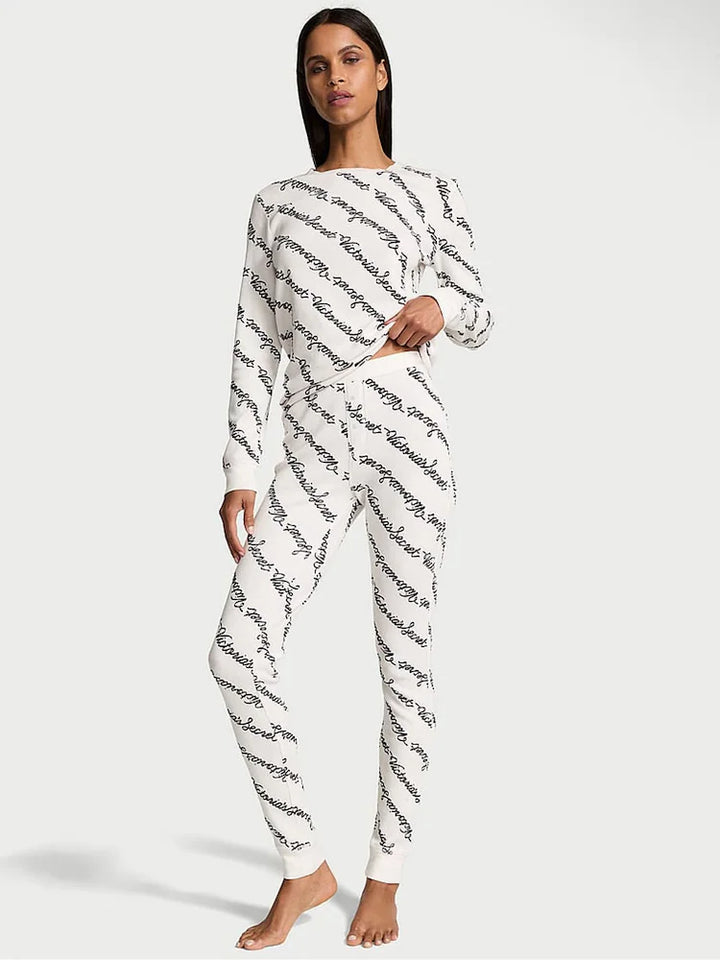 Thermal Long Pajama Set Náttföt – Victoria&