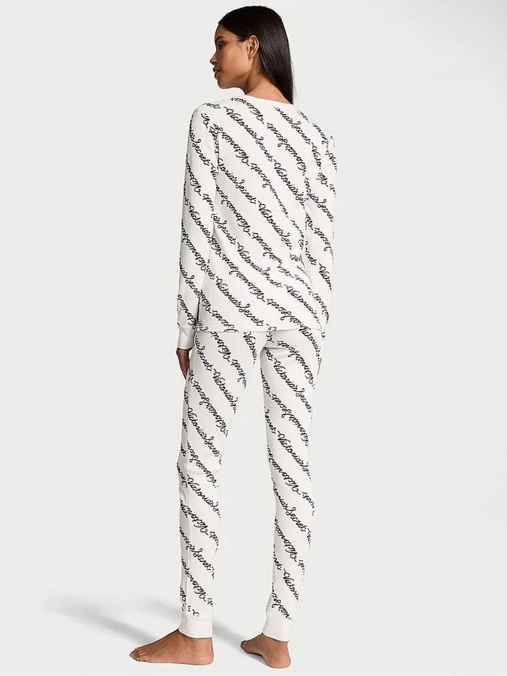 Thermal Long Pajama Set Náttföt – Victoria&