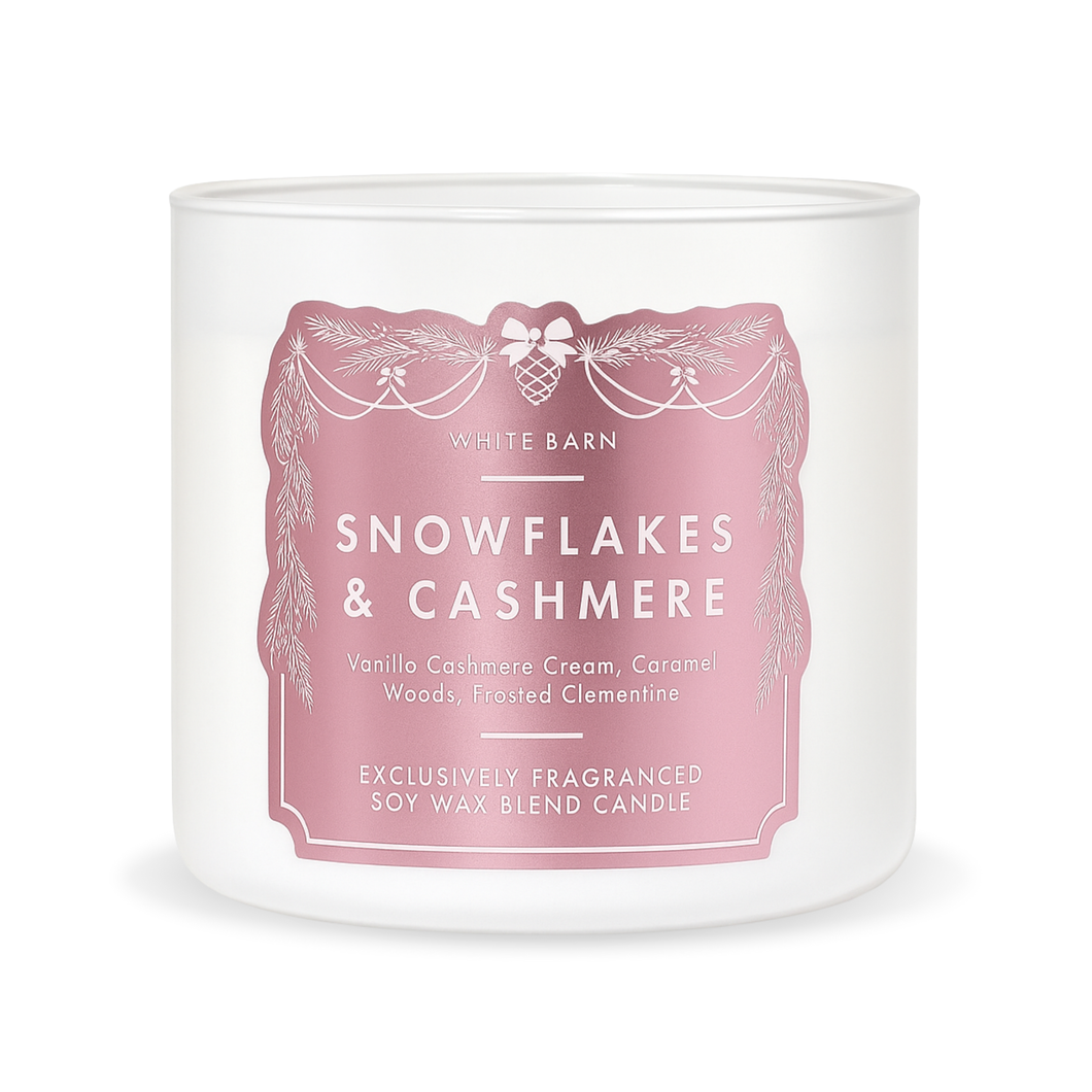 SNOWFLAKES & CASHMERE - Ilmkerti (stórt)