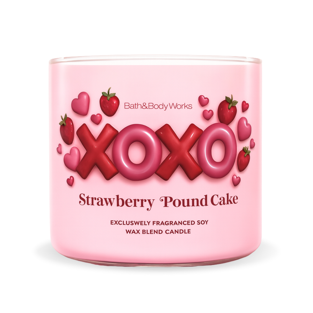 STRAWBERRY POUND CAKE - Ilmkerti (stórt)