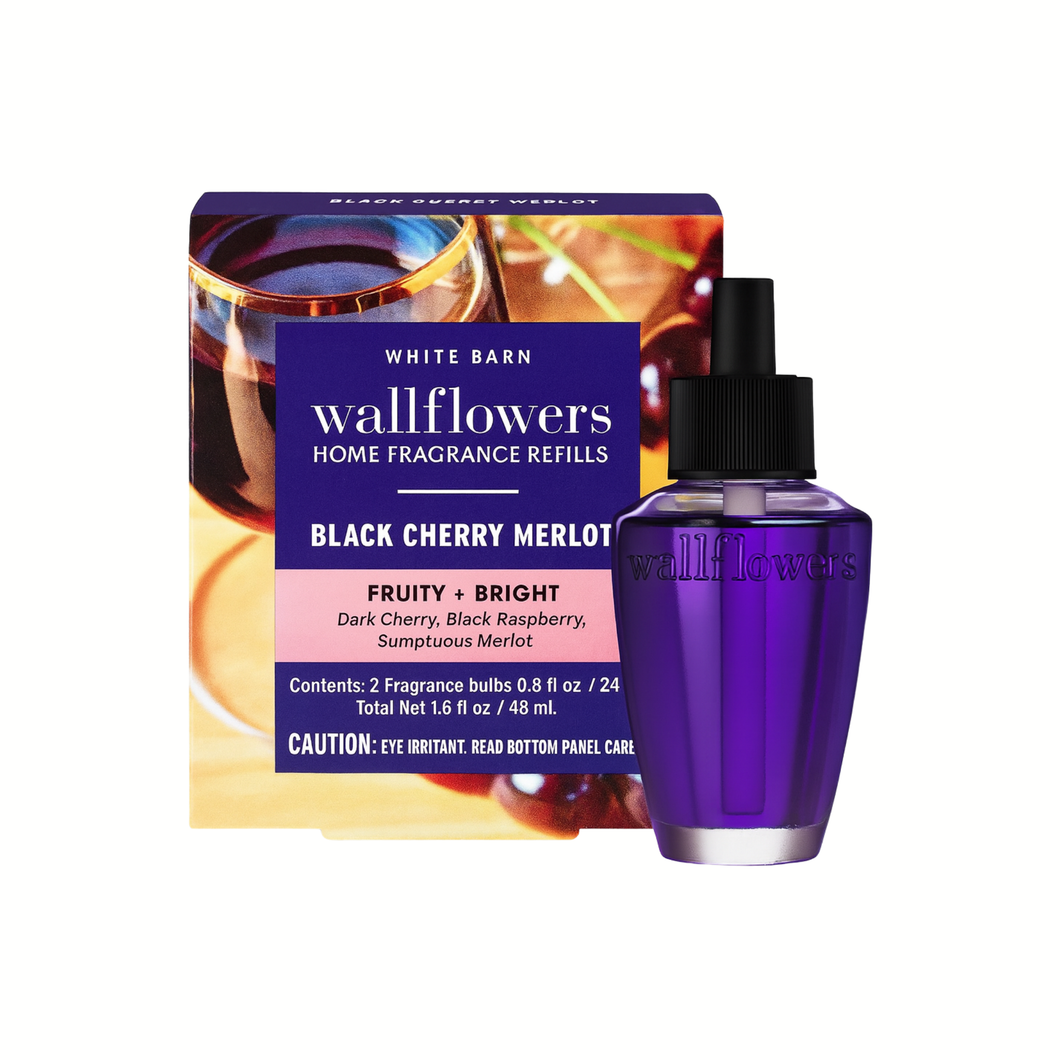 BLACK CHERRY MERLOT - Áfyllingar fyrir vegg innstungur 2 í pakka