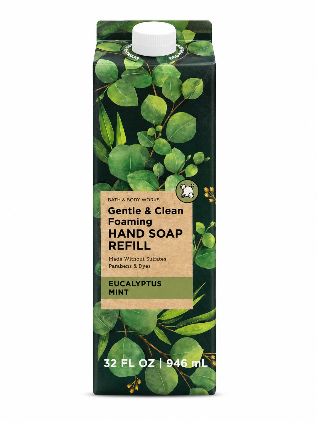 Eucalyptus Mint Froðusápu áfylling – Bath & Body Works