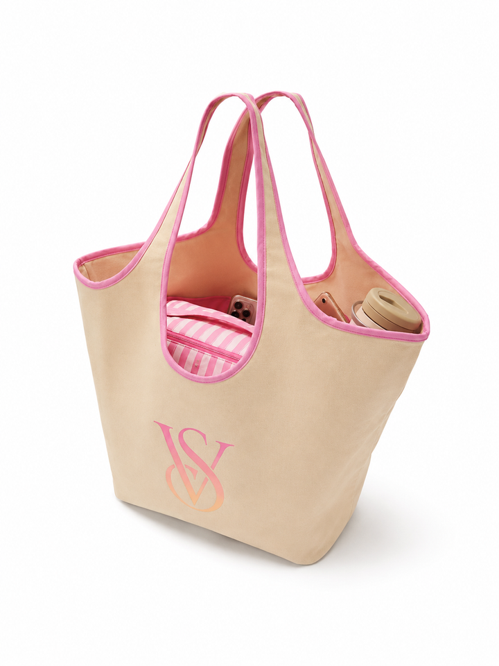 Ombré Monogram Logo Tote Bag Taska – Victoria&
