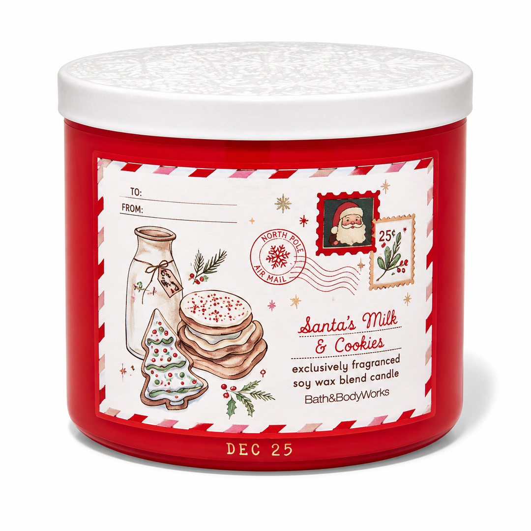 Santas Milk & Cookies Ilmkerti (stórt) – Bath & Body Works