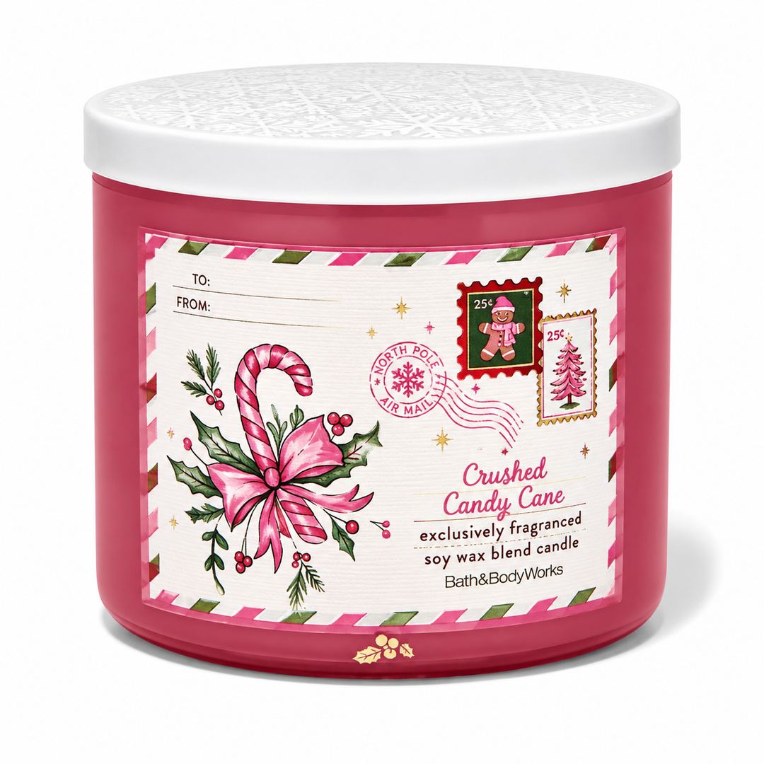 Crushed Candy Cane Ilmkerti (stórt) – Bath &amp; Body Works