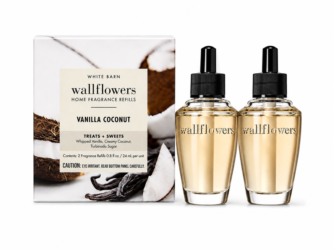 Vanilla Coconut Ilm áfylling (2 stk) – Bath & Body Works