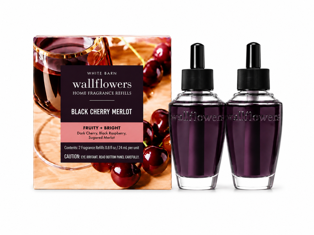 Black Cherry Merlot Ilm áfylling (2 stk) – Bath & Body Works
