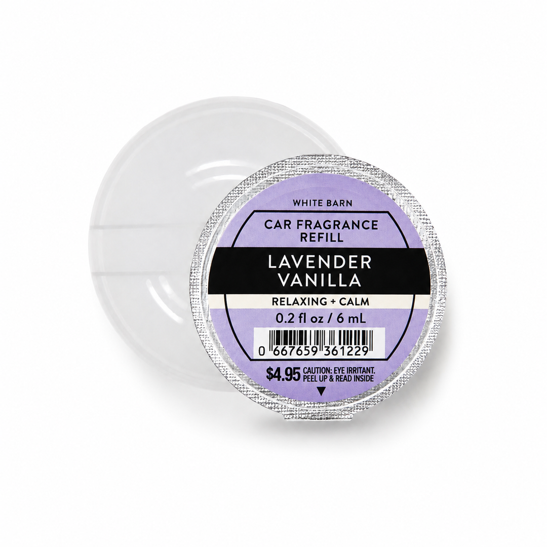 Lavender Vanilla Áfylling fyrir Bílailm – Bath & Body Works