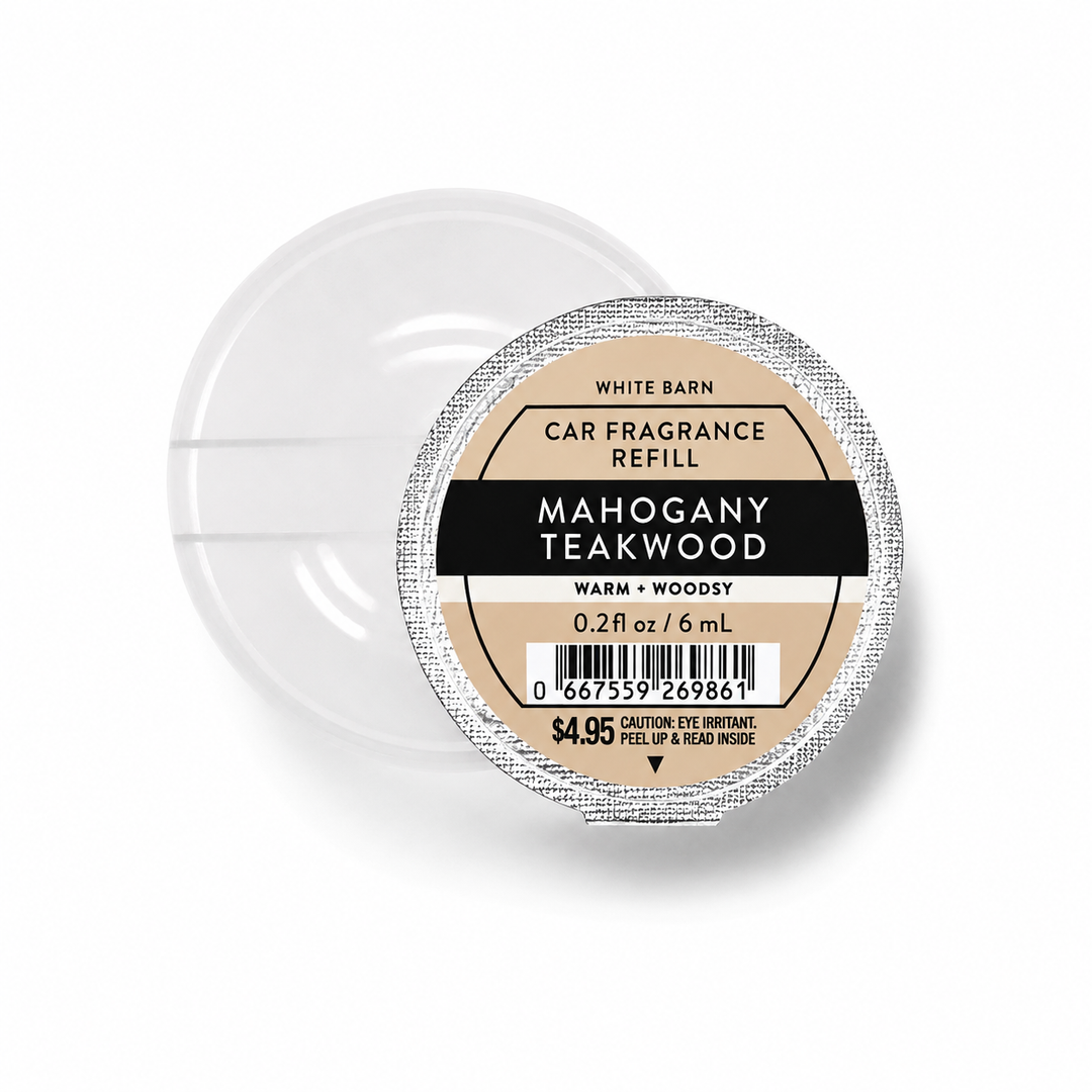 Mahogany Teakwood Áfylling fyrir Bílailm – Bath & Body Works
