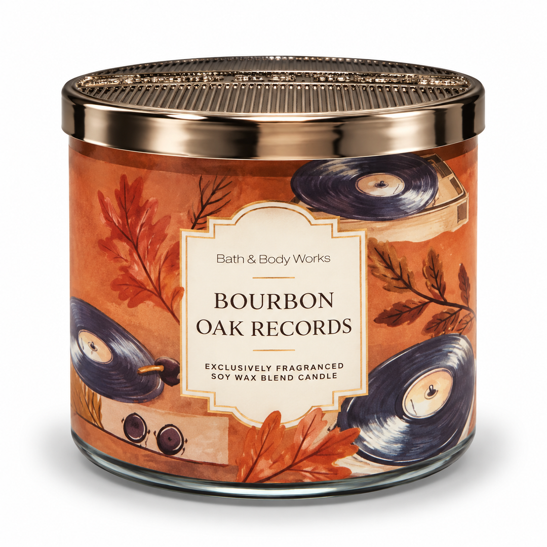 Bourbon Oak Records Ilmkerti (stórt) – Bath & Body Works