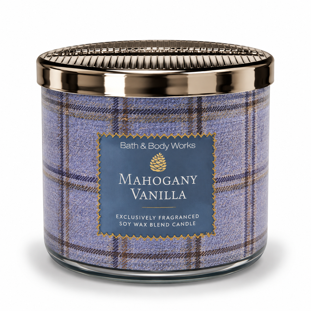 Mahogany Vanilla Ilmkerti (stórt) – Bath & Body Works