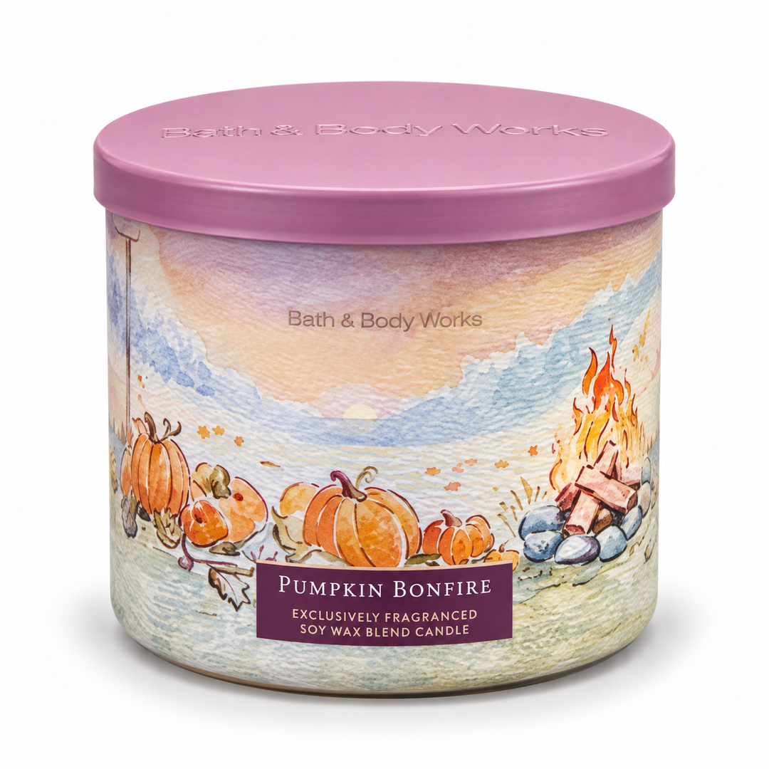 Pumpkin Bonfire Ilmkerti (stórt) – Bath & Body Works
