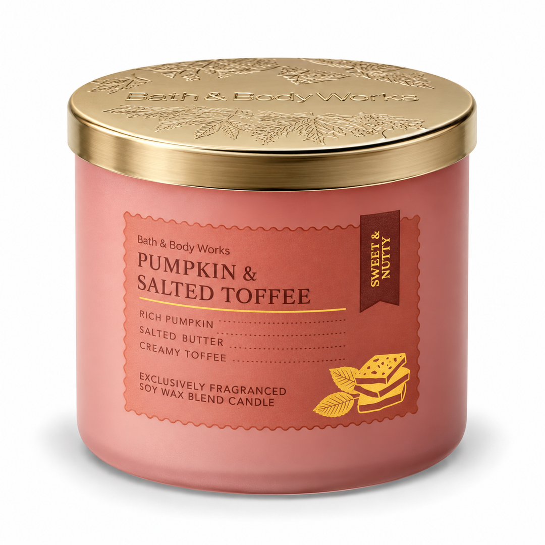 Pumpkin & Salted Toffee Ilmkerti (stórt) – Bath & Body Works