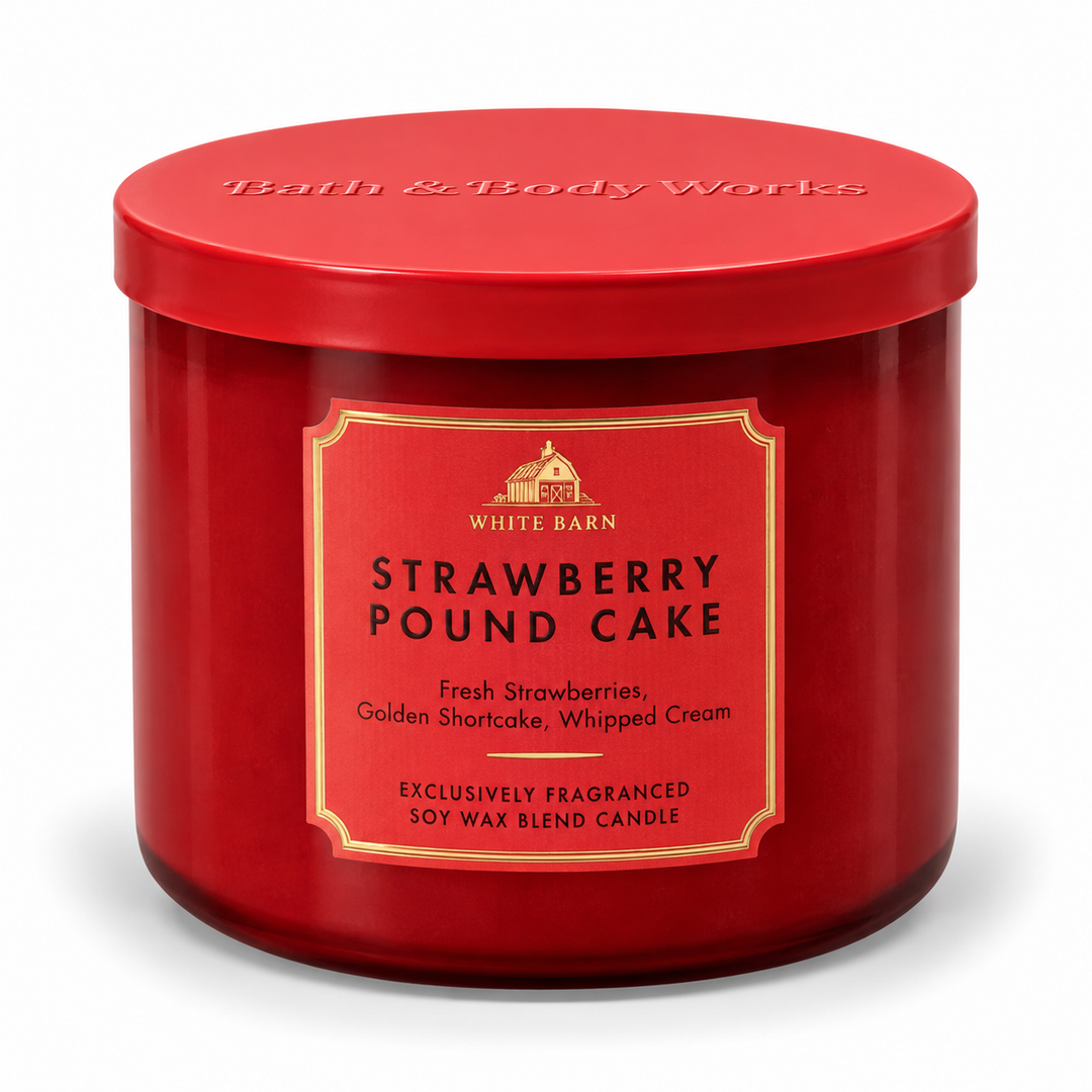 Strawberry Pound Cake Ilmkerti (stórt) – Bath & Body Works