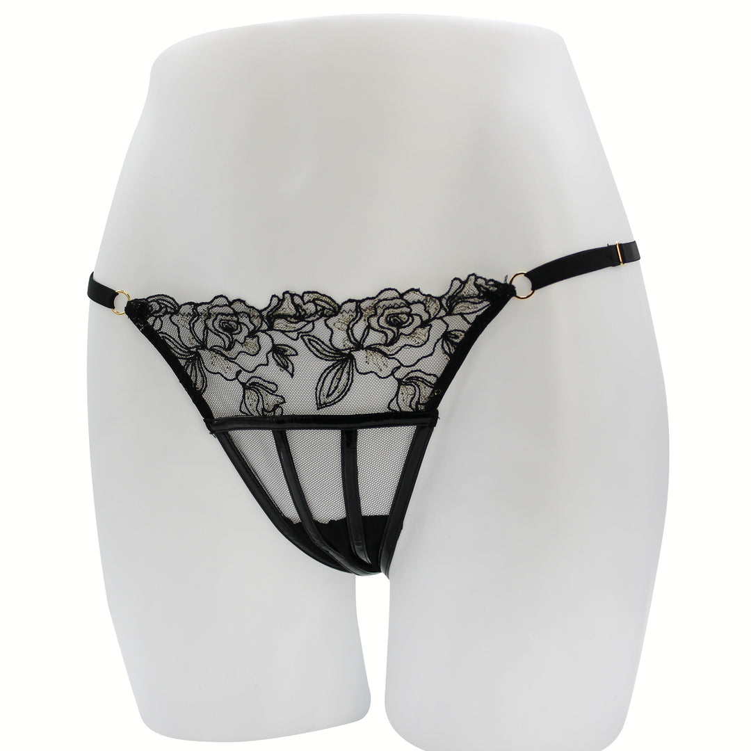 VERY SEXY Rose Embroidery String Bikini Panty Nærbuxur – Victoria's Secret