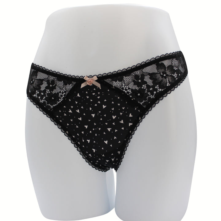 Lace Front Thong Panty Nærbuxur – Victoria&