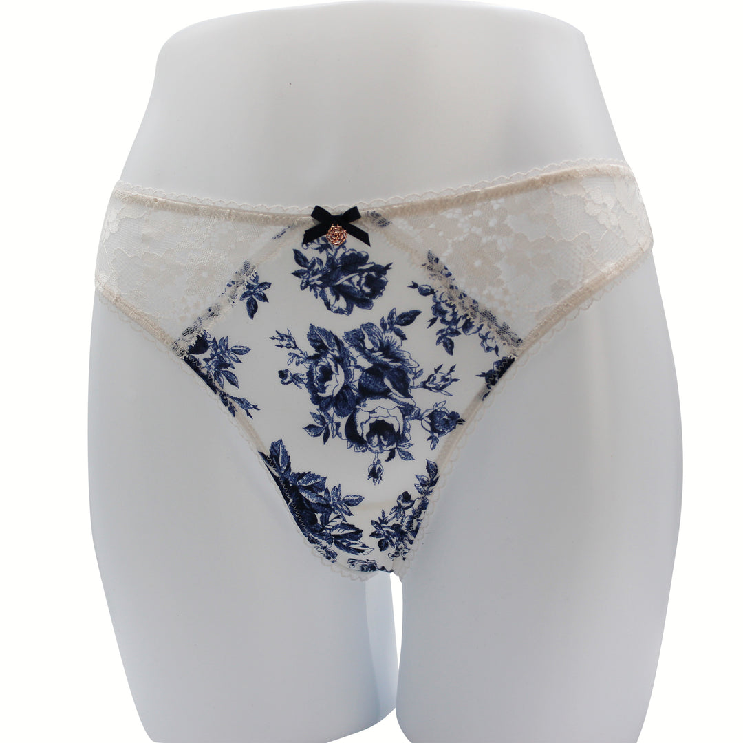 Lace Front Thong Panty Nærbuxur – Victoria&