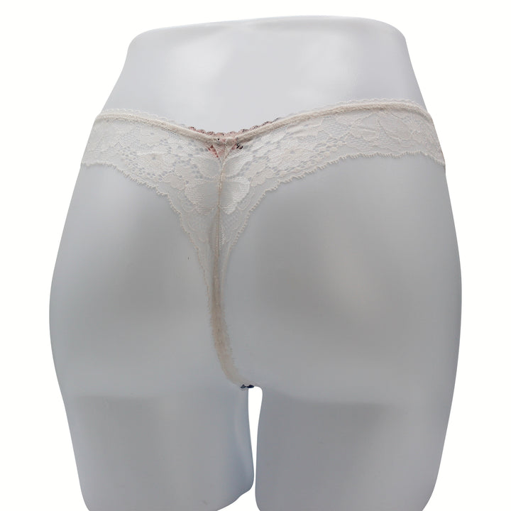 Lace Front Thong Panty Nærbuxur – Victoria&