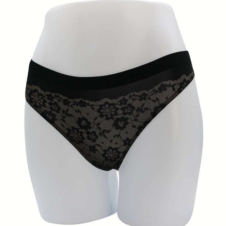 Seamless Posey Lace Thong Panty Nærbuxur – Victoria&