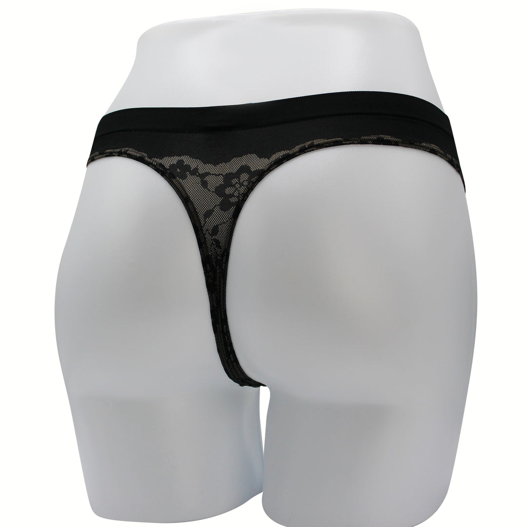Seamless Posey Lace Thong Panty Nærbuxur – Victoria&