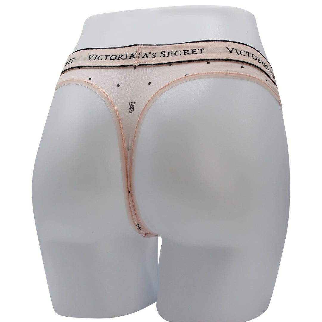 Logo Cotton Thong Panty – Nærbuxur