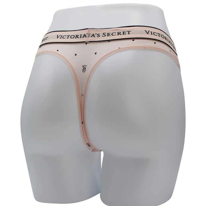 Logo Cotton Thong Panty – Nærbuxur