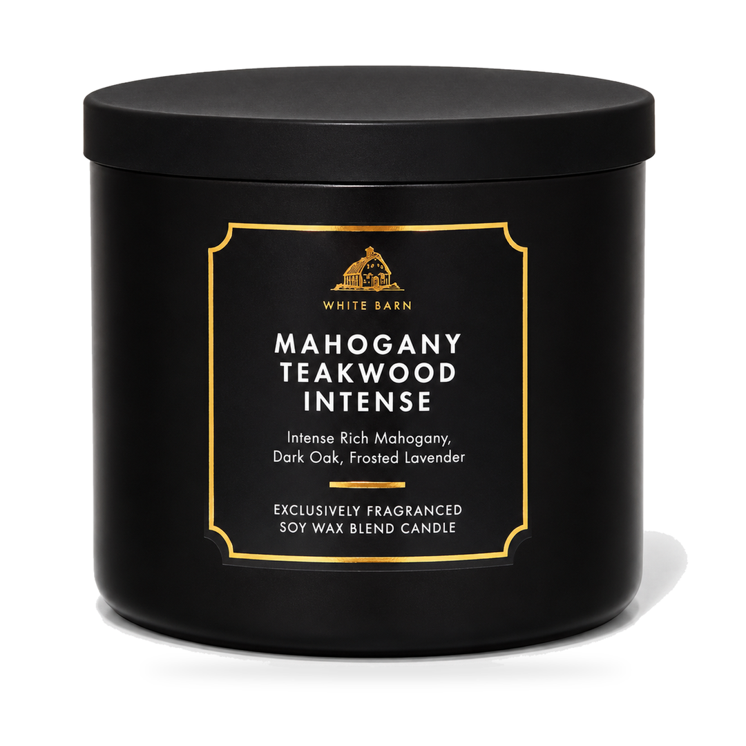 Mahogany Teakwood (Int) Ilmkerti (stórt) – Bath & Body Works
