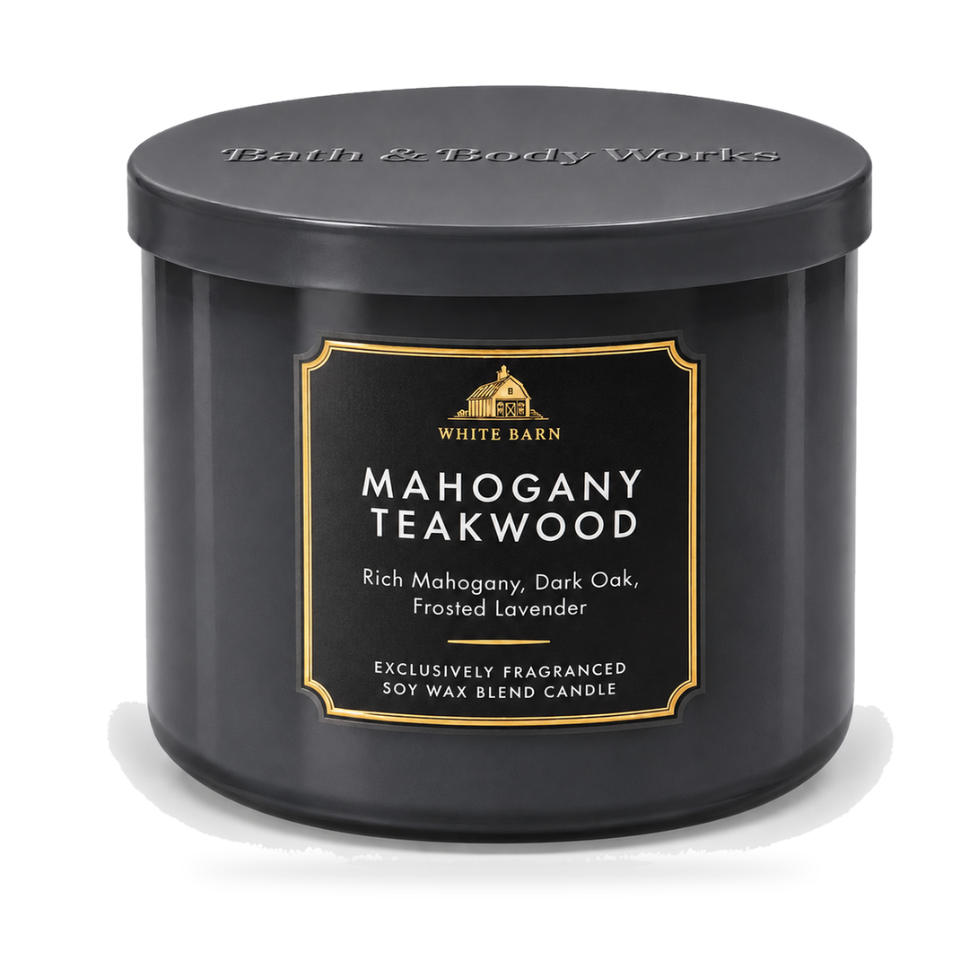 Mahogany Teakwood Ilmkerti (stórt) – Bath & Body Works
