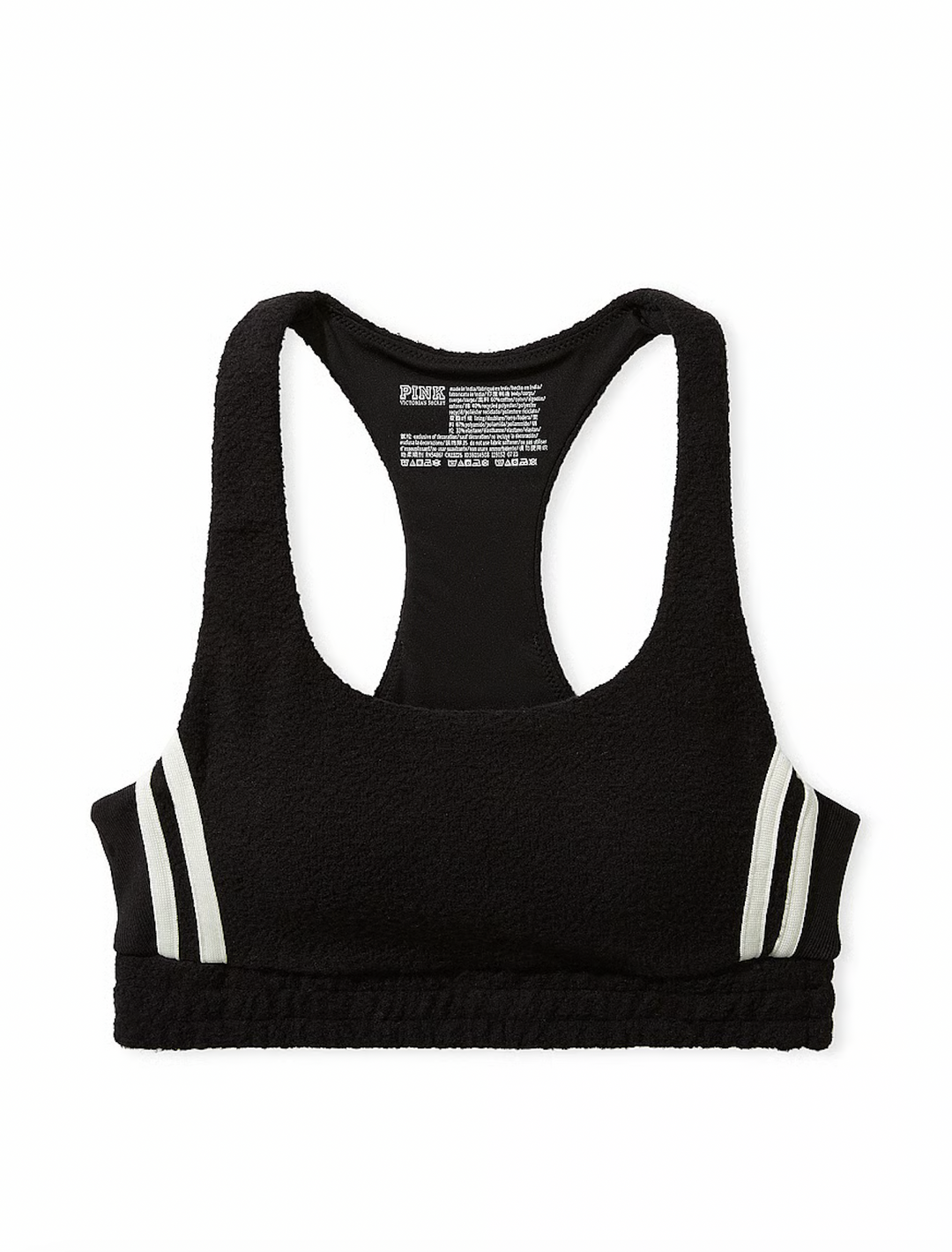 VS PINK Reverse Fleece Lounge Bra Toppur – Victoria&