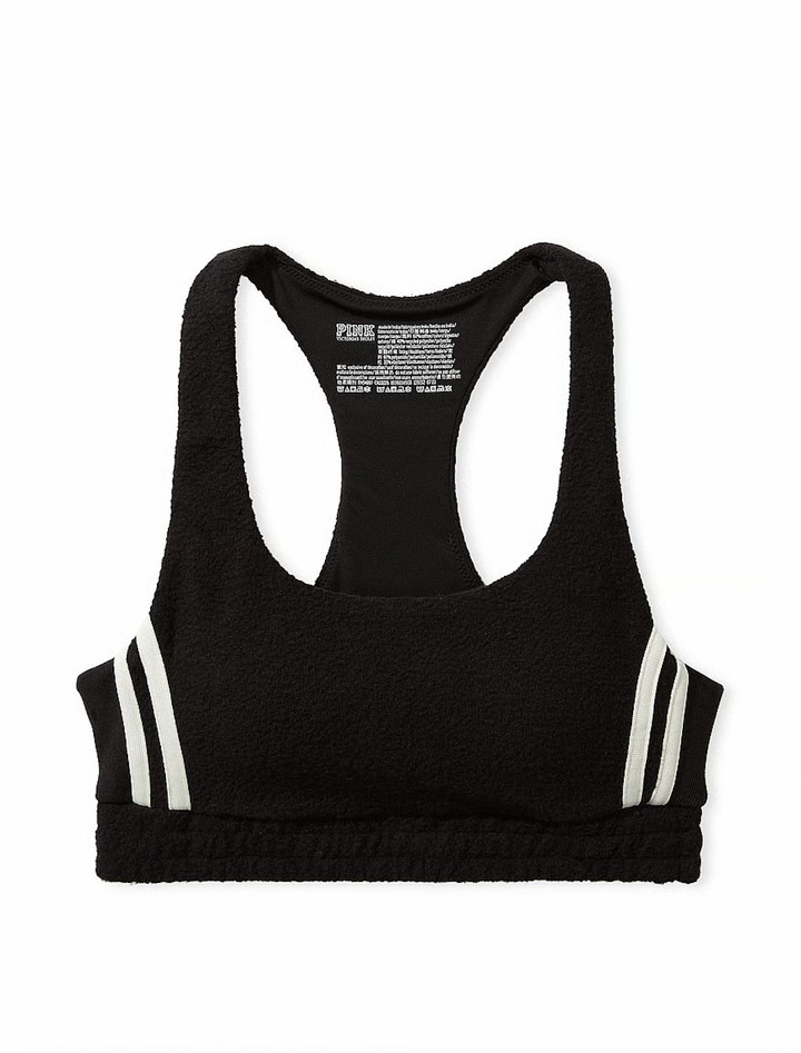 VS PINK Reverse Fleece Lounge Bra Toppur – Victoria&