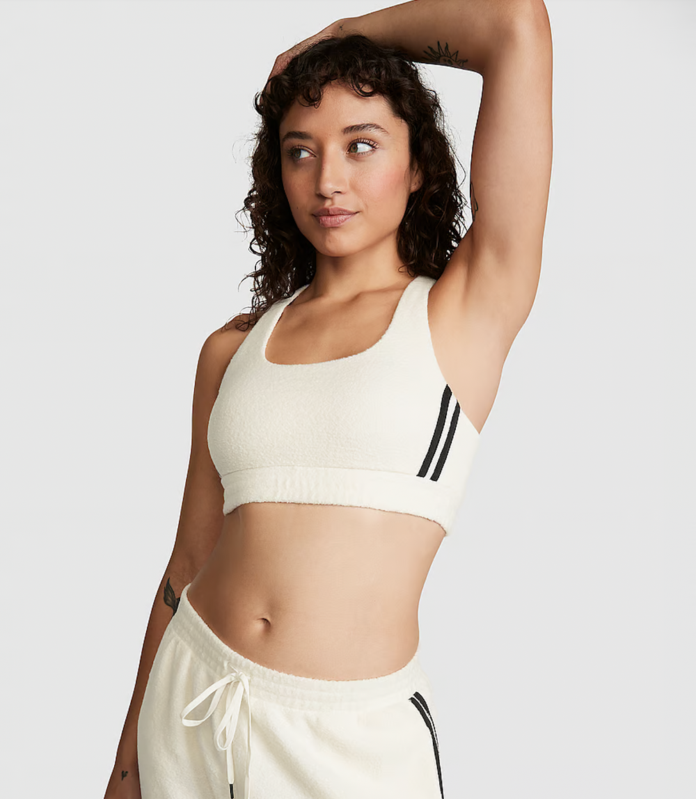 VS PINK Reverse Fleece Lounge Bra Toppur – Victoria's Secret – mynd 2