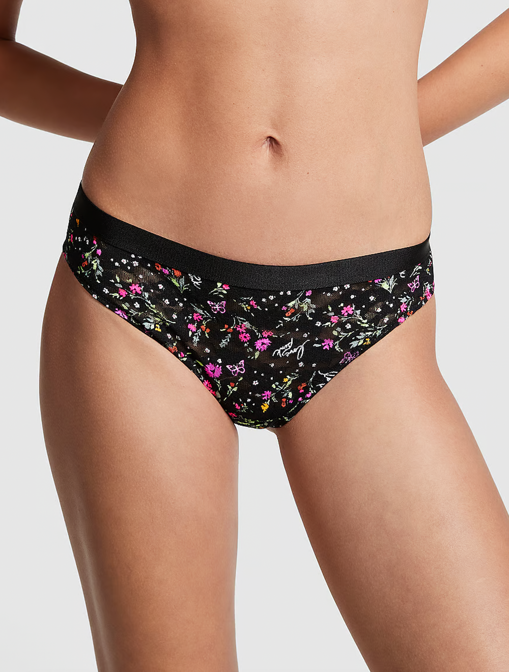 Wear Everywhere Lace Thong Panty Nærbuxur – Victoria's Secret – mynd 2