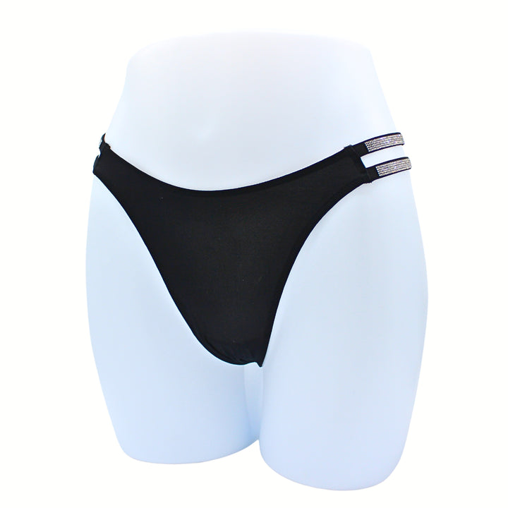 Shine Strap Lace Thong Panty Nærbuxur – Victoria&