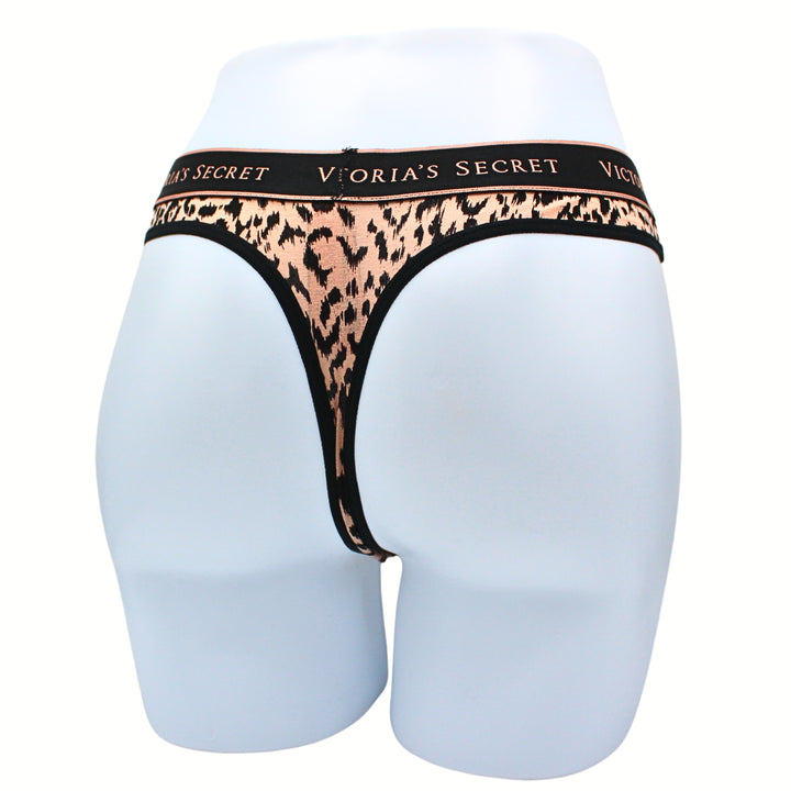 Logo Cotton Thong Panty – Nærbuxur