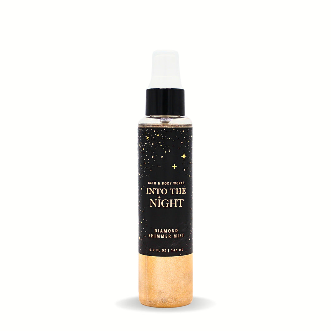 INTO THE NIGHT - Body Spray með glimmeri