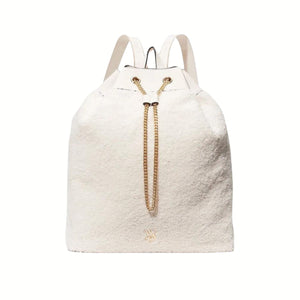 Shearling Backpack Cinch Backpack - Taska